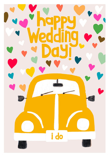 Happy Wedding day card - Daisy Park