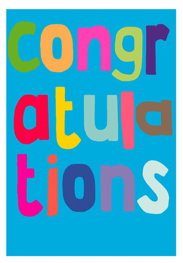 Congratulations card - Daisy Park