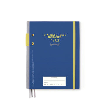 Standard Issue notebook - Cobalt & citron - Daisy Park