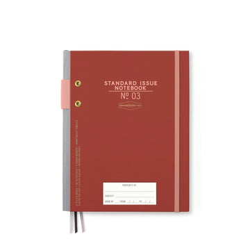 Standard Issue notebook - Rosewood & blush - Daisy Park