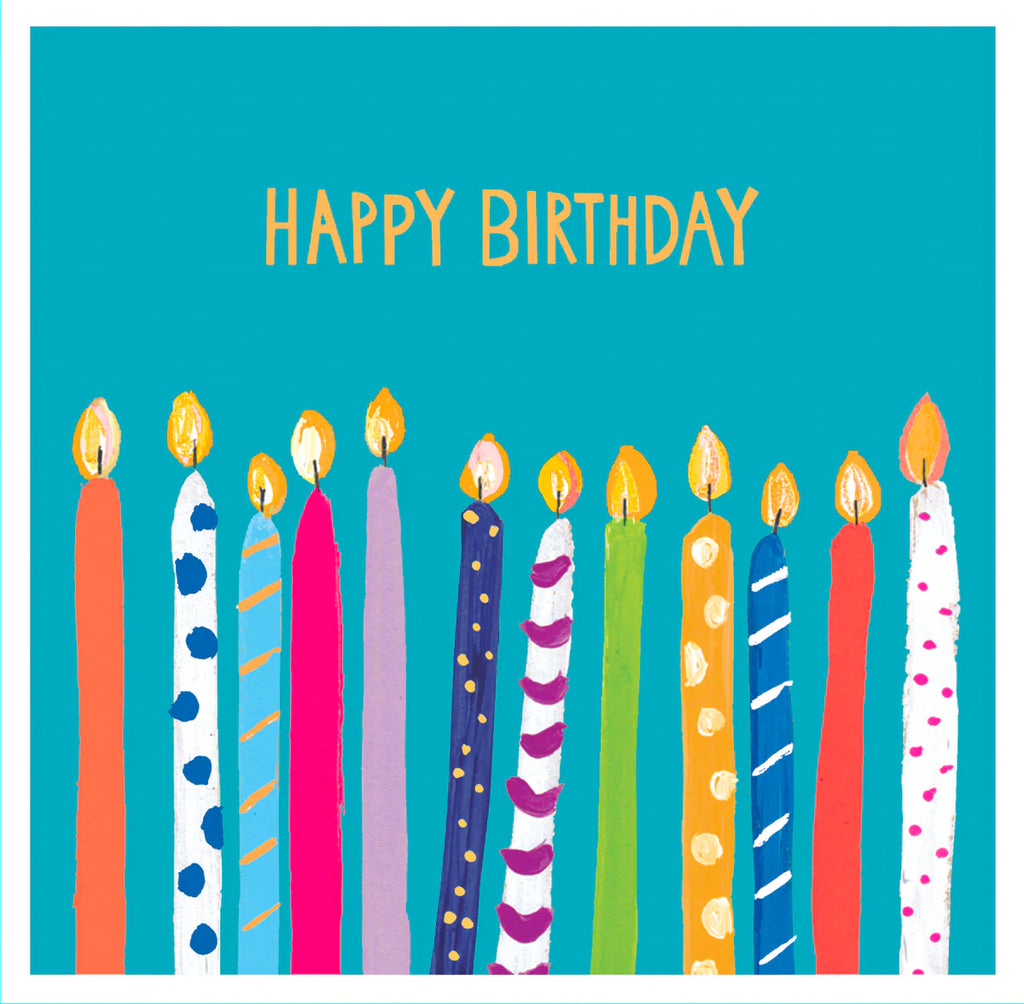 Happy Birthday candles card - Daisy Park