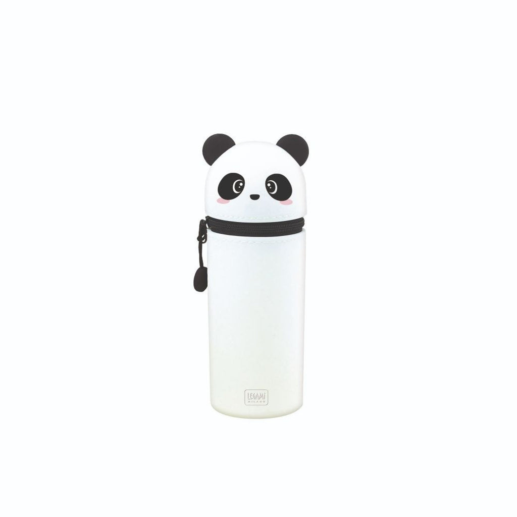 Legami Kawaii 2 in 1 soft silicone panda pencil case - Daisy Park