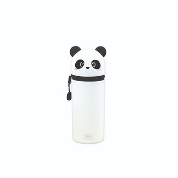 Legami Kawaii 2 in 1 soft silicone panda pencil case - Daisy Park