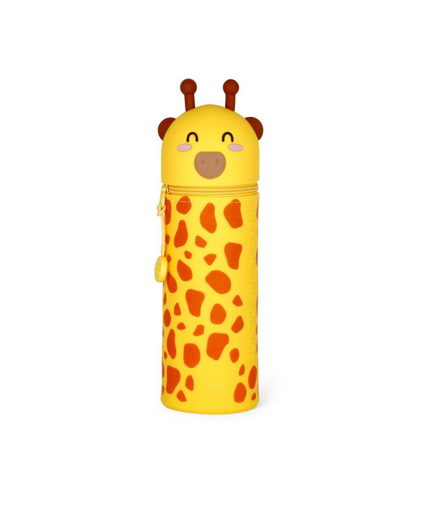 Legami Kawaii 2 in 1 soft silicone Giraffe pencil case - Daisy Park
