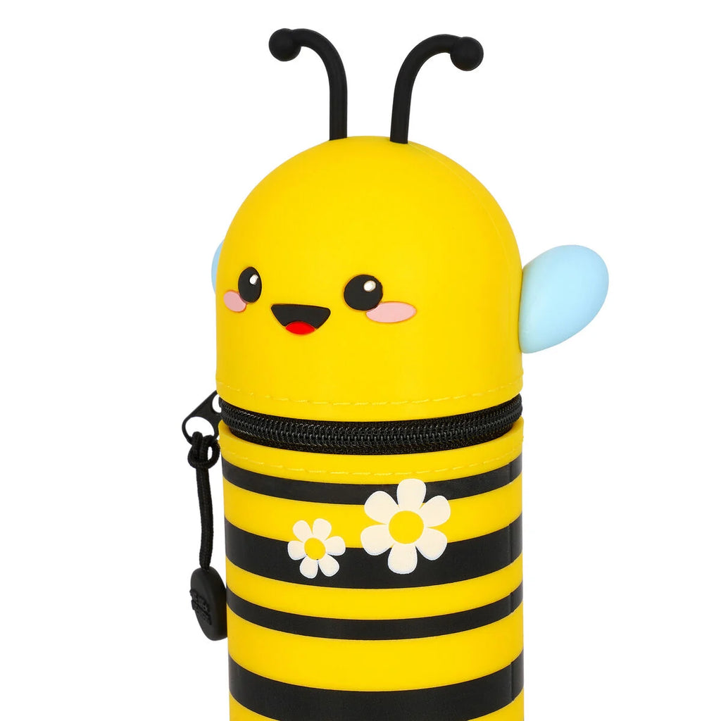 Legami Kawaii 2 in 1 soft silicone Bee pencil case - Daisy Park