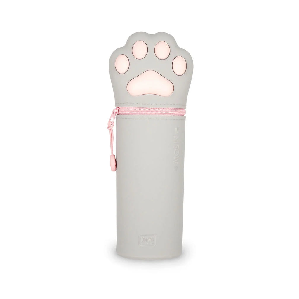 Legami Kawaii 2 in 1 soft silicone Kitty paw pencil case - Daisy Park