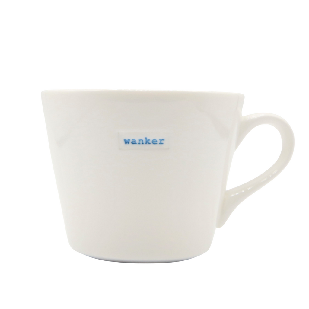 Keith Brymer Jones bucket mug - Wanker - Daisy Park