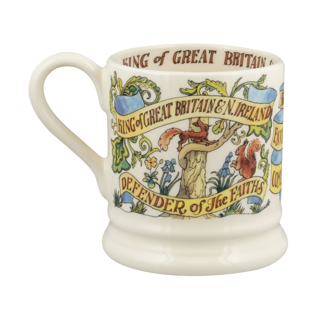 Emma Bridgewater King Charles 1/2pt mug - Daisy Park