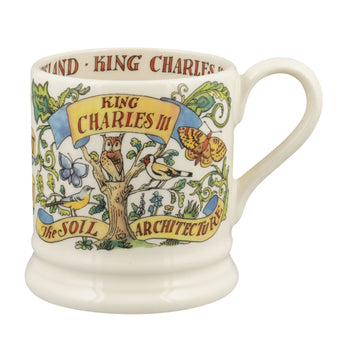 Emma Bridgewater King Charles 1/2pt mug - Daisy Park