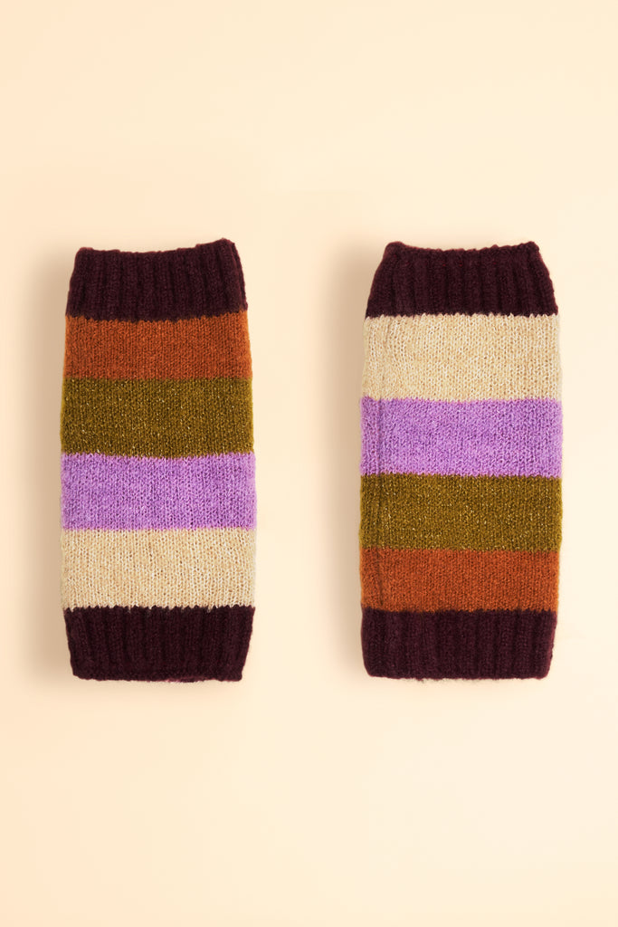 Lilia wrist warmers - Daisy Park