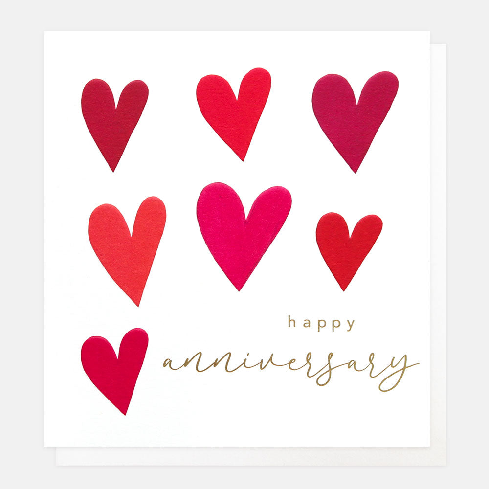 Anniversary hearts card - Daisy Park