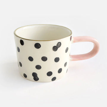 Mono Small spot ceramic mug - Daisy Park