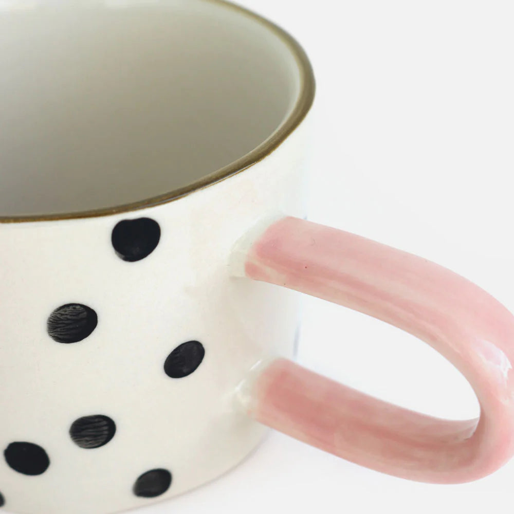 Mono Small spot ceramic mug - Daisy Park