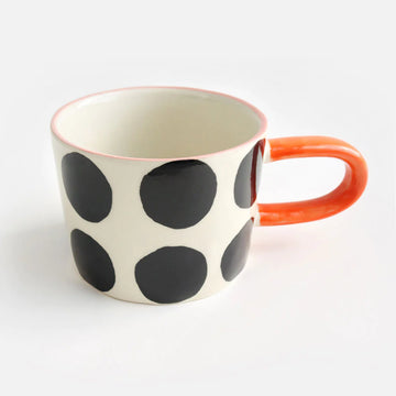 Mono big spot ceramic mug - Daisy Park
