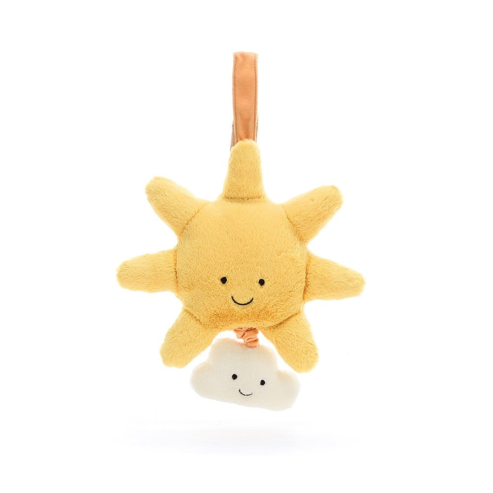 Jellycat Amuseable Sun musical pull - Daisy Park