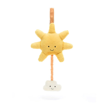 Jellycat Amuseable Sun musical pull - Daisy Park