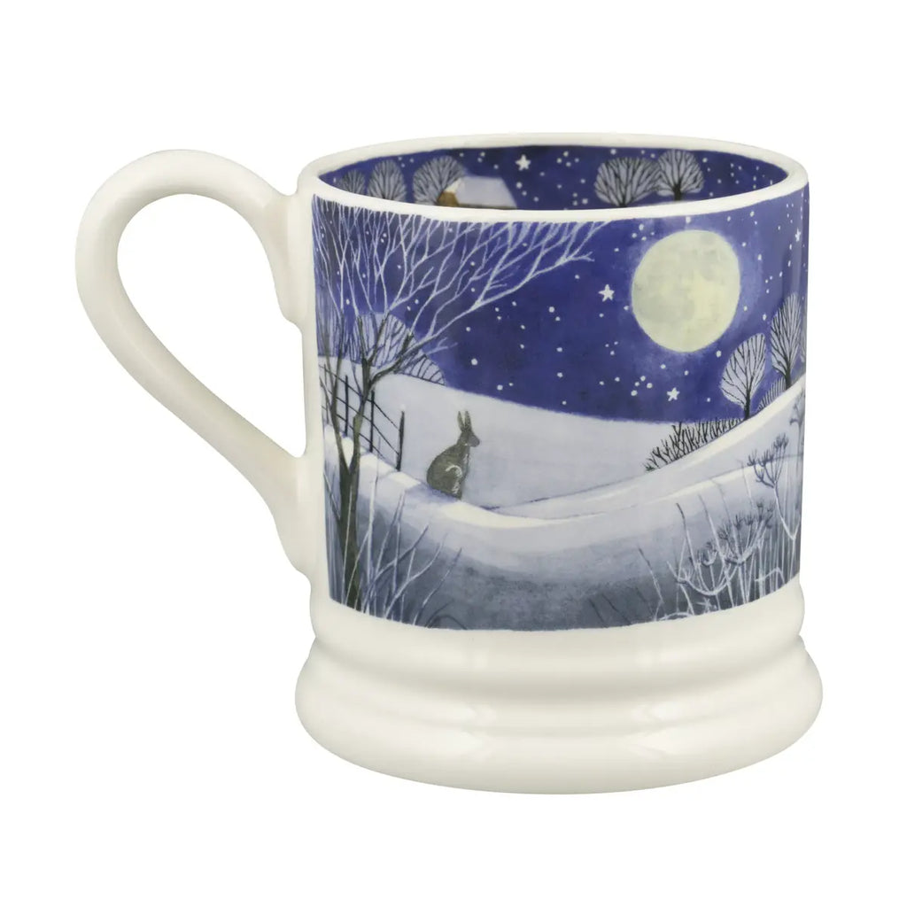 Emma Bridgewater Midnight Hare 1/2pt mug - Daisy Park