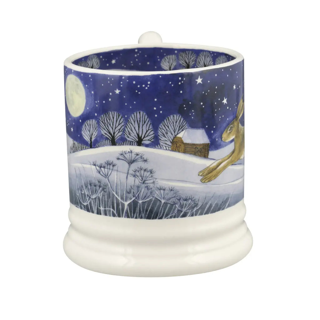 Emma Bridgewater Midnight Hare 1/2pt mug - Daisy Park