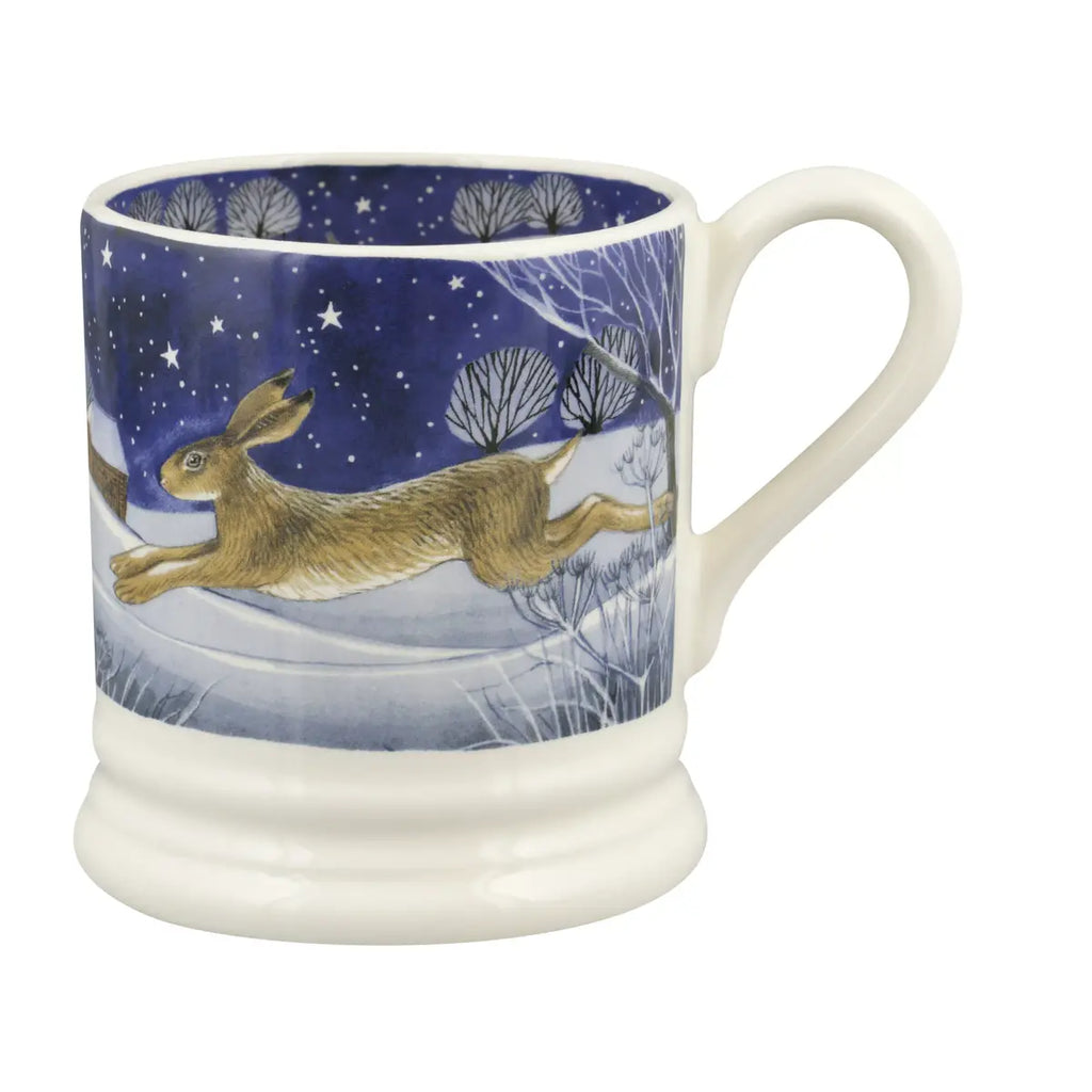 Emma Bridgewater Midnight Hare 1/2pt mug - Daisy Park