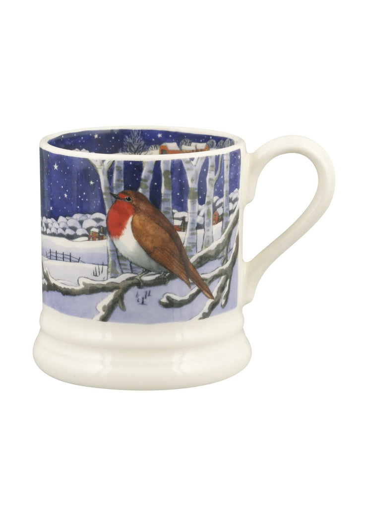 Emma Bridgewater Robin 1/2pt mug - Daisy Park
