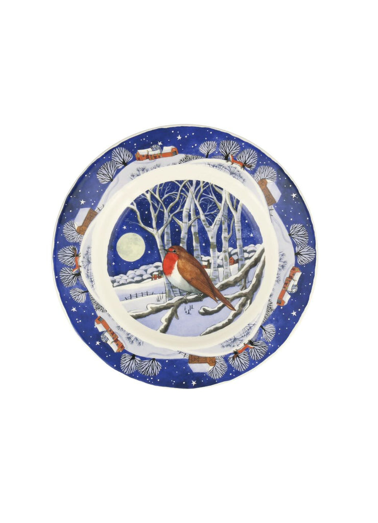 Emma Bridgewater Midnight Robin 8.5" plate - Daisy Park