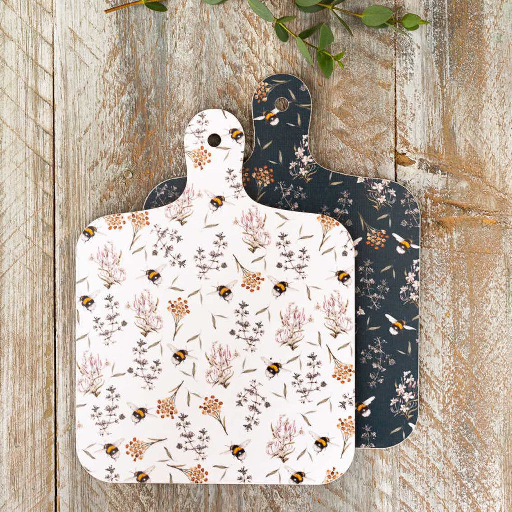 Toasted Crumpet Bees & Honeysuckle Mini Double Sided Chopping Board - Daisy Park