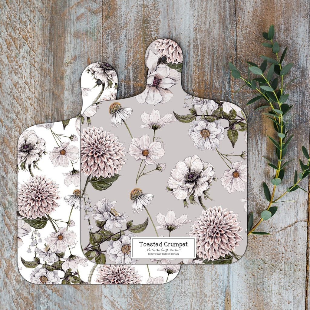 Toasted Crumpet The Blanc Mini Double Sided Chopping Board - Daisy Park