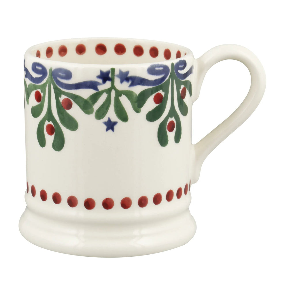 Emma Bridgewater Mistletoe 1/2pt mug - Daisy Park
