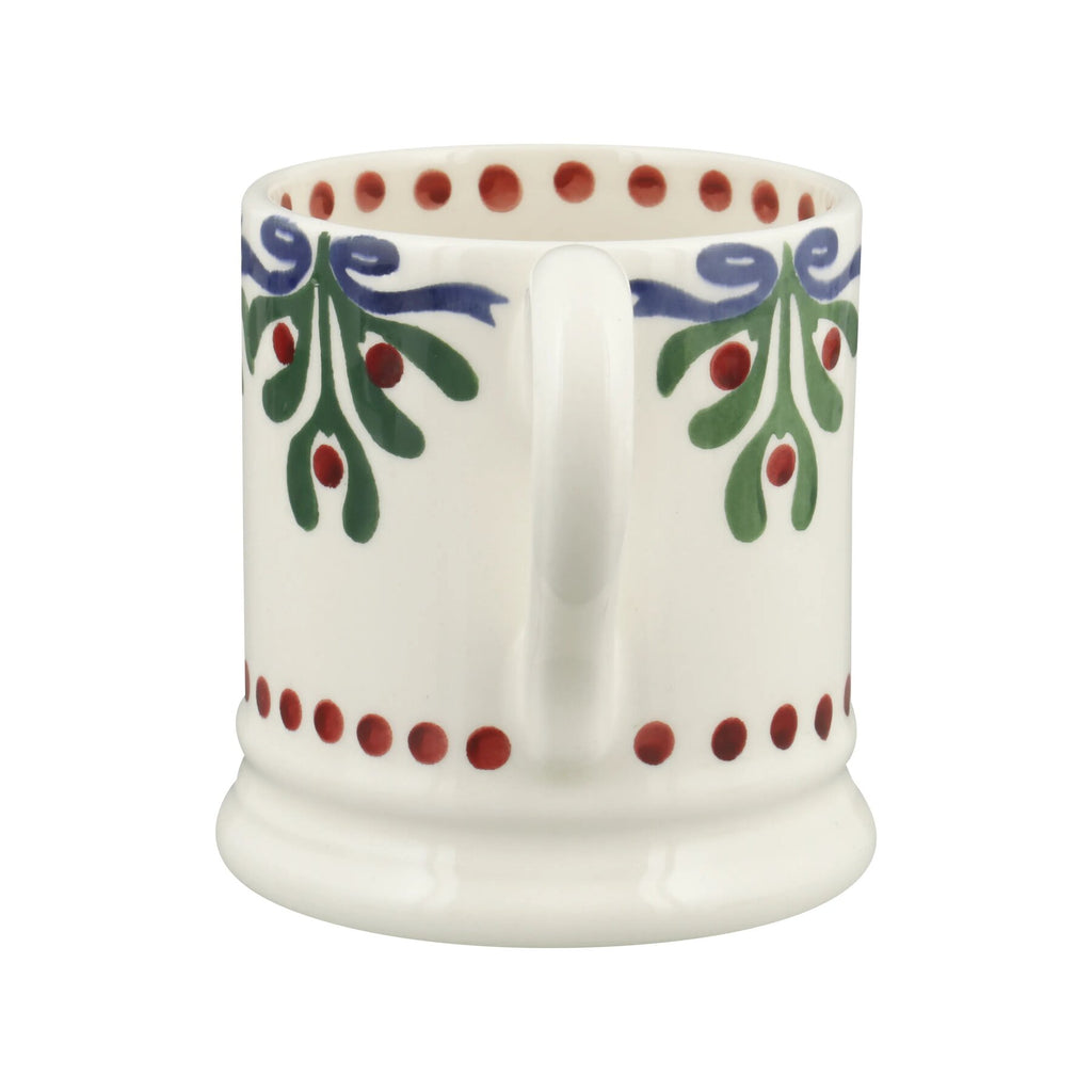 Emma Bridgewater Mistletoe 1/2pt mug - Daisy Park