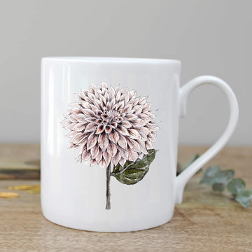 Toasted Crumpet Dahlia mug - boxed - Daisy Park