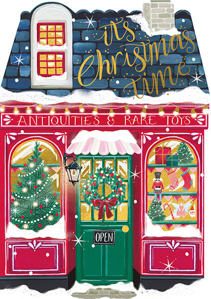 Antique shop Christmas card - Daisy Park