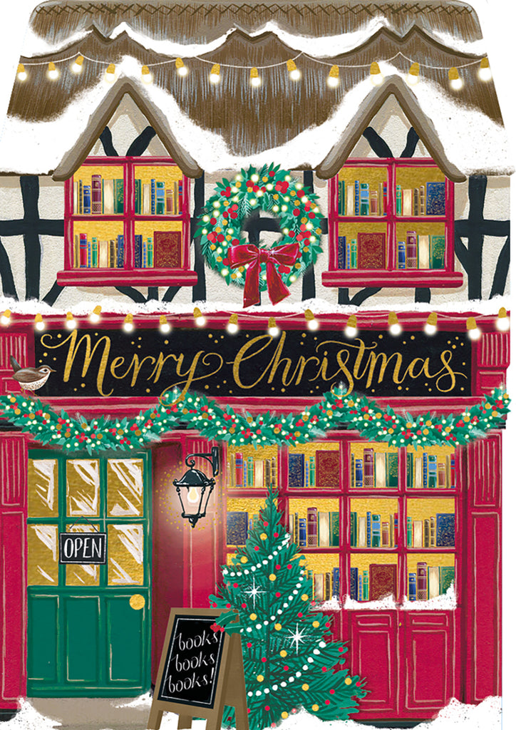 Bookshop Christmas card - Daisy Park