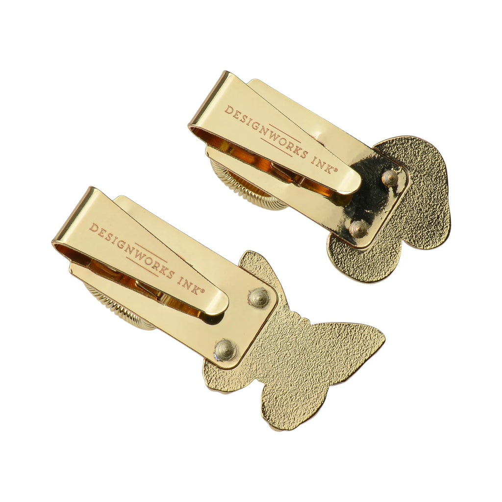 Pen clips - Butterfly and mushroom - Daisy Park