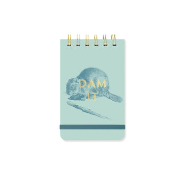 Twin wired notepad - Dam it - Daisy Park