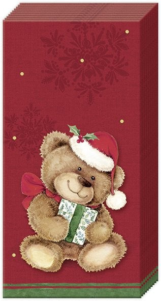 Christmas Teddy Pocket tissues - Daisy Park