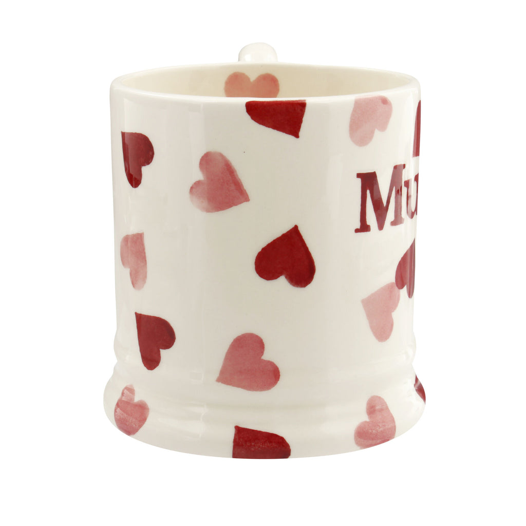 Emma Bridgewater Pink hearts mummy mug - Daisy Park