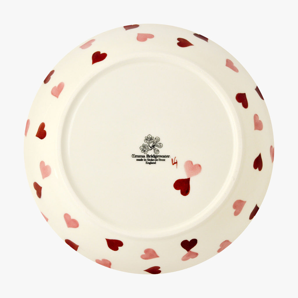Emma Bridgewater Pink hearts pasta bowl - Daisy Park