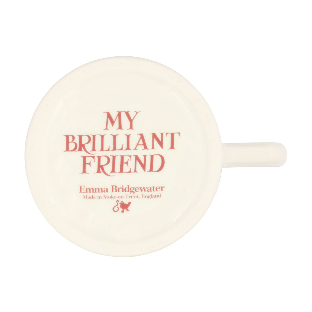 Emma Bridgewater Pink Toast My brilliant friend 1/2 Pint Mug - Daisy Park