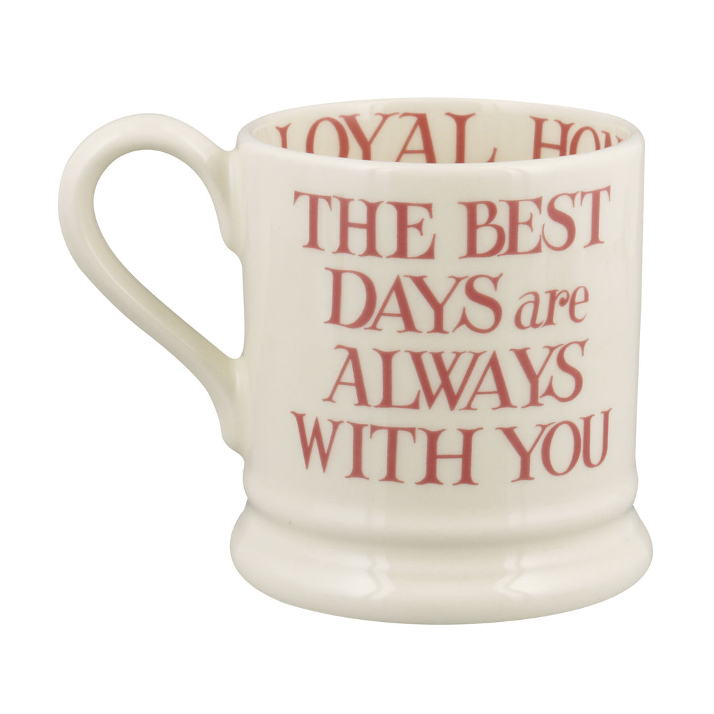 Emma Bridgewater Pink Toast My brilliant friend 1/2 Pint Mug - Daisy Park