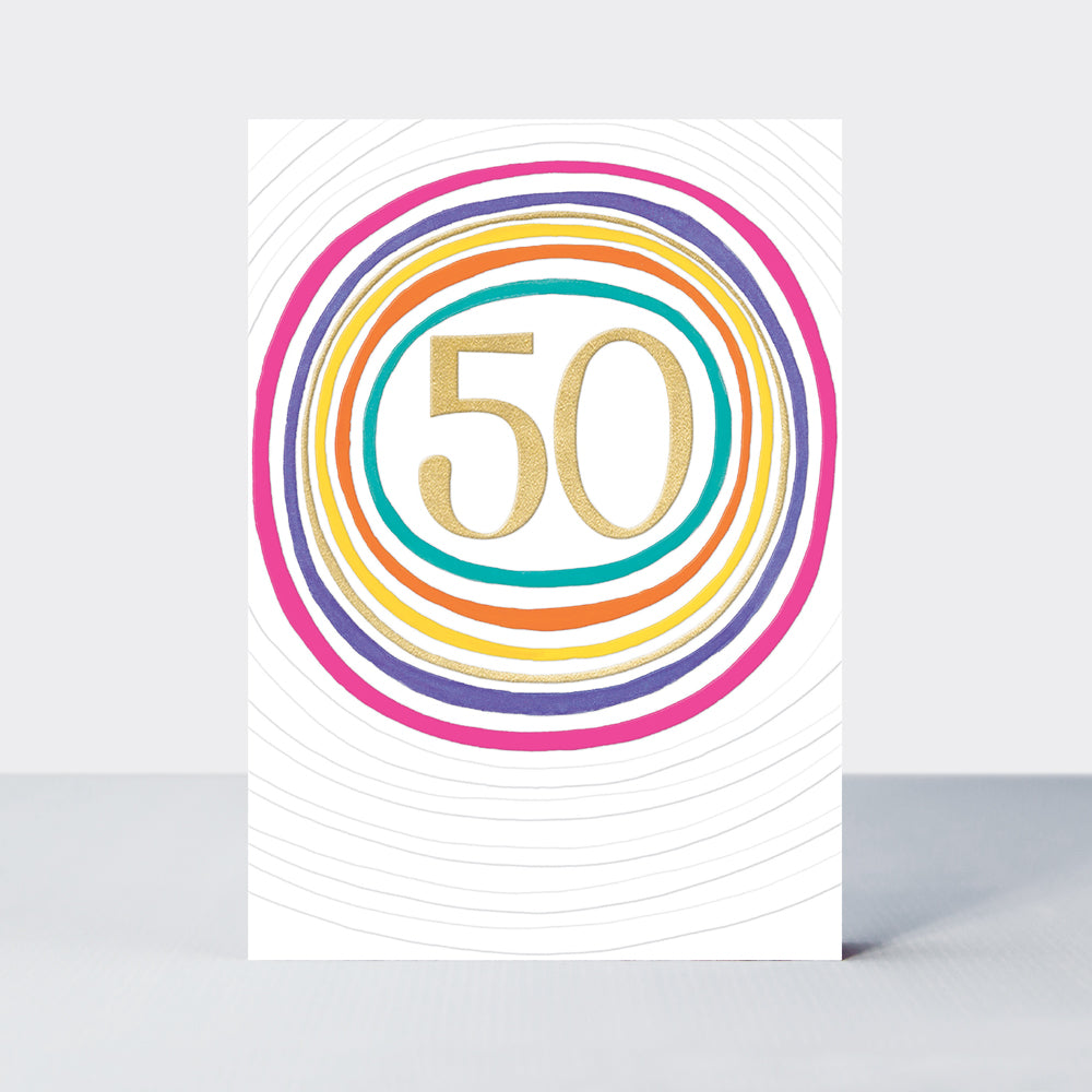 Age 50 card - Daisy Park