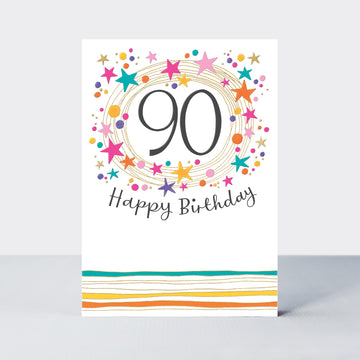 Age 90 card - Daisy Park