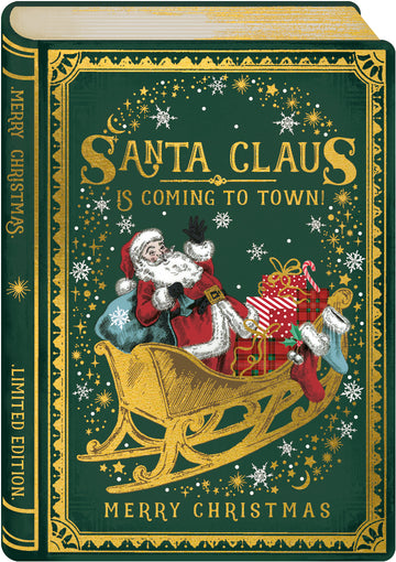 Santa Claus is coming to town Christmas card - Daisy Park