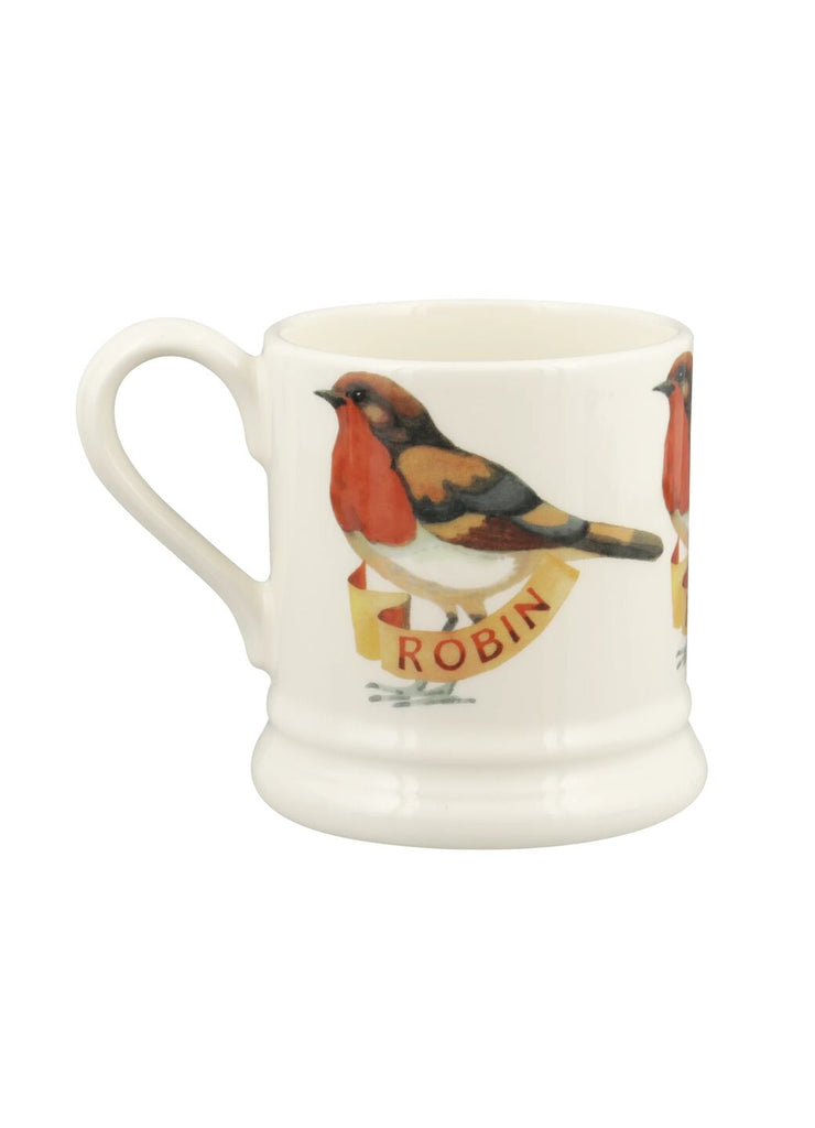 Emma Bridgewater Robin 1/2pt mug - Daisy Park