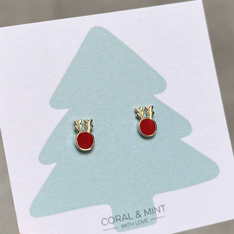 Reindeer Christmas earrings - Daisy Park