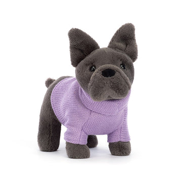 Jellycat Sweater French bulldog purple - Daisy Park