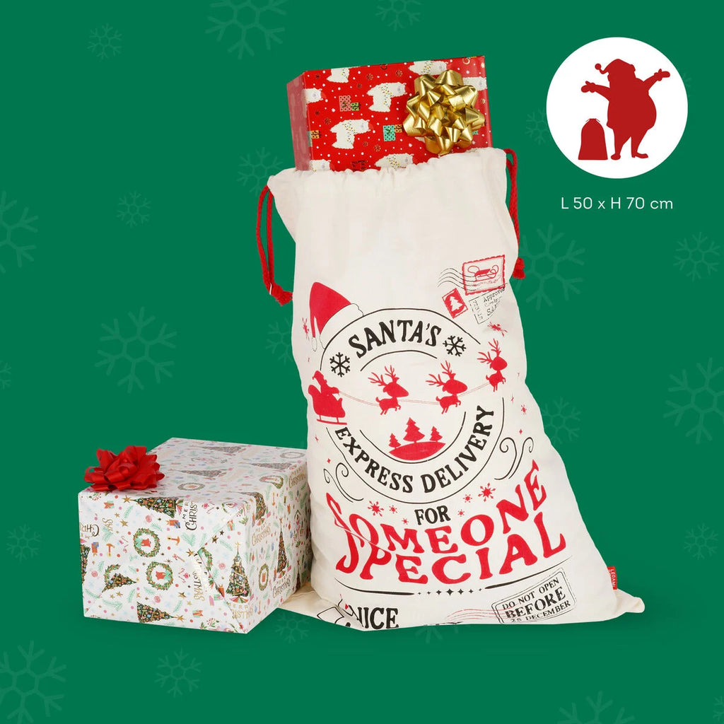 Christmas gift sack - Daisy Park