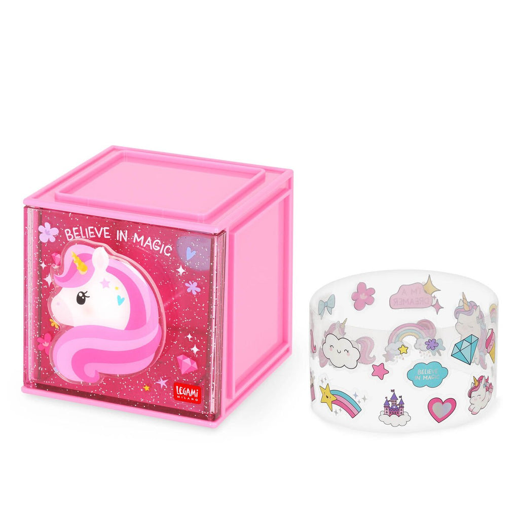 Legami Stackable desk storage box - Cutie Cube - Daisy Park