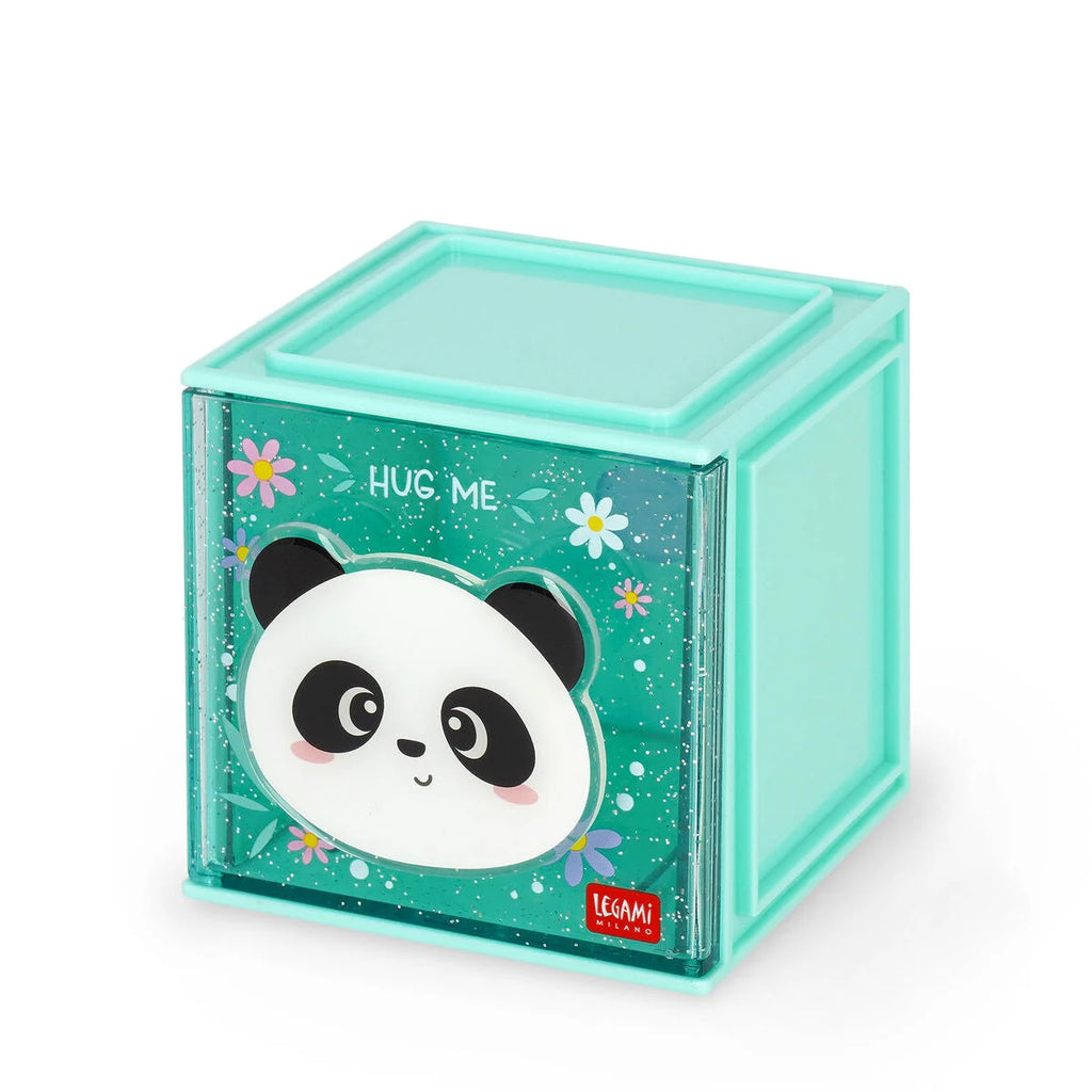Legami Stackable desk storage box - Cutie Cube - Daisy Park