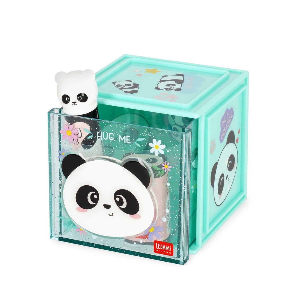 Legami Stackable desk storage box - Cutie Cube - Daisy Park