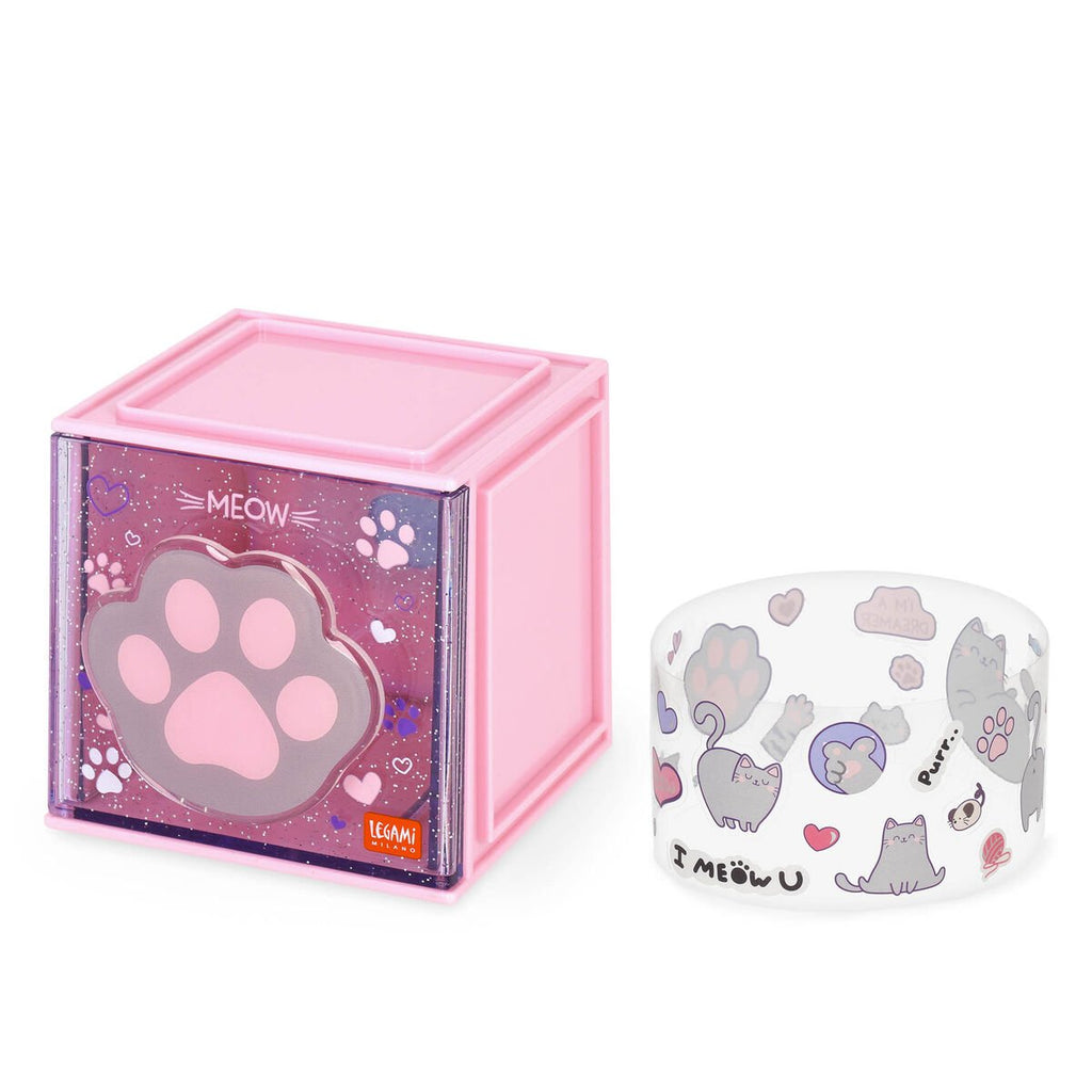 Legami Stackable desk storage box - Cutie Cube - Daisy Park